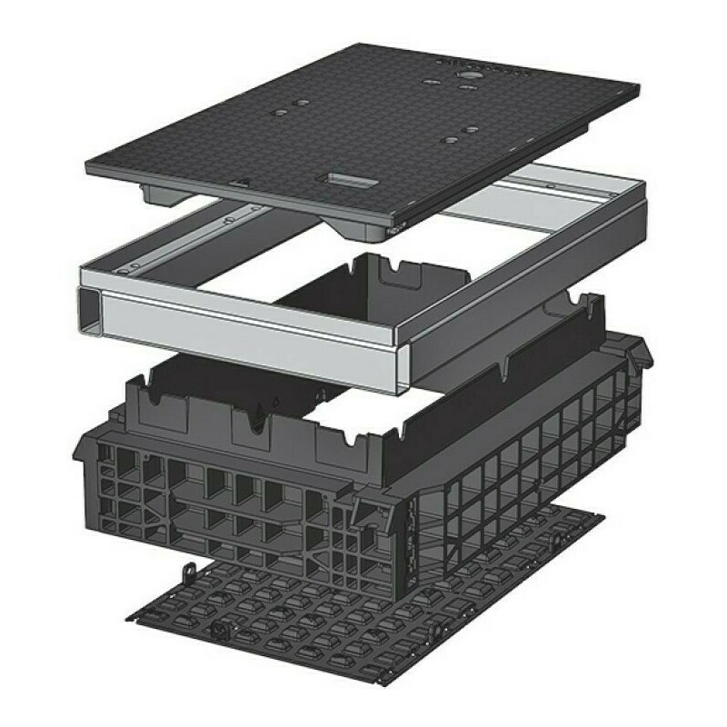 Šachta kabelová Langmatz EK368 poklop D400 litinový