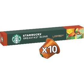 NESTLÉ Starbucks nespresso breakfast blend 10 kapslí