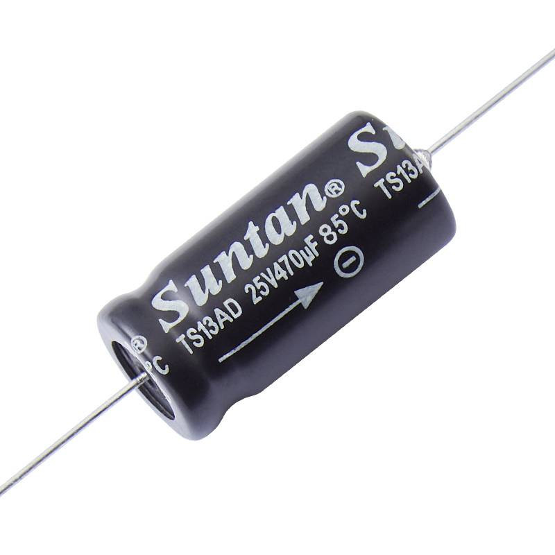 Suntan TS13AE1J100MSB000R elektrolytický kondenzátor axiální 10 µF 63 V 0.2 procent (Ø x d) 13 mm x 6.30 mm 1 ks