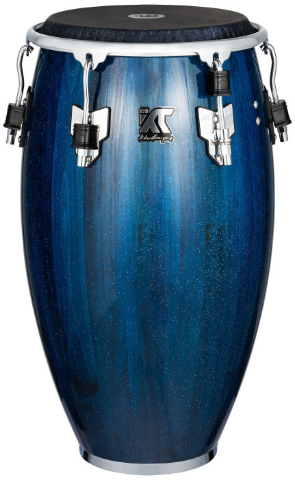 Meinl WKT1212BW Artist William Kachiro Thompson Tumba 12 1/2” REMO Black Calfskin Skyndeep - Blue Wave