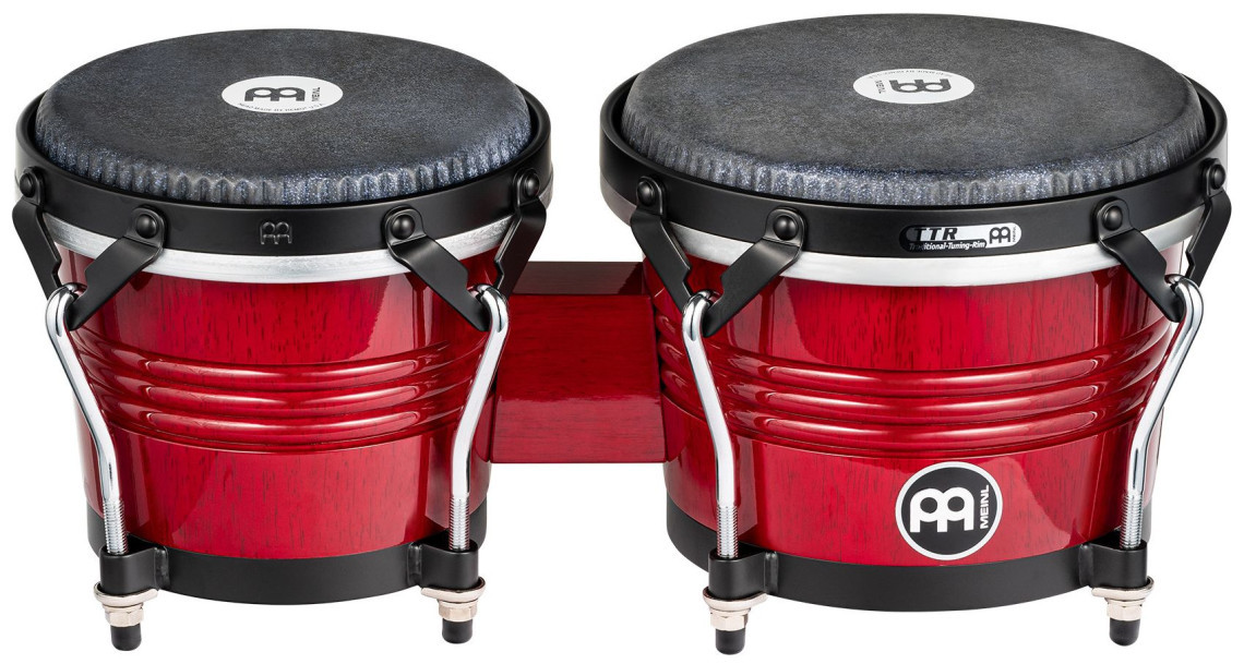 Meinl WBTR300WR Marathon Traditional Bongo 6 3/4” Macho & 8” Hembra -  Wine Red