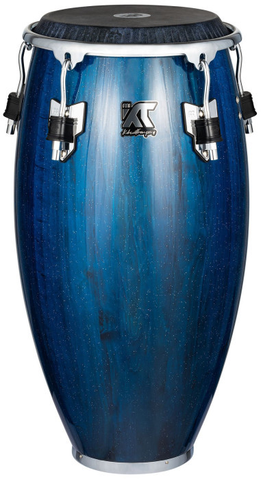 Meinl WKT11BW Artist William Kachiro Thompson Quinto 11” REMO Black Calfskin Skyndeep - Blue Wave