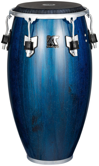 Meinl WKT1134BW Artist William Kachiro Thompson Conga 11 3/4” REMO Black Calfskin Skyndeep - Blue Wave