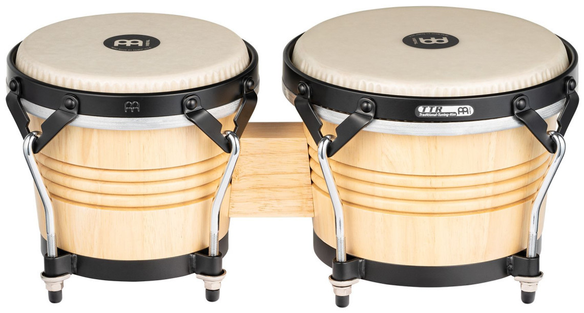 Meinl LCR300NT-M Artist Luis Conte Bongo 6 3/4” Macho & 8” Hembra - Natural