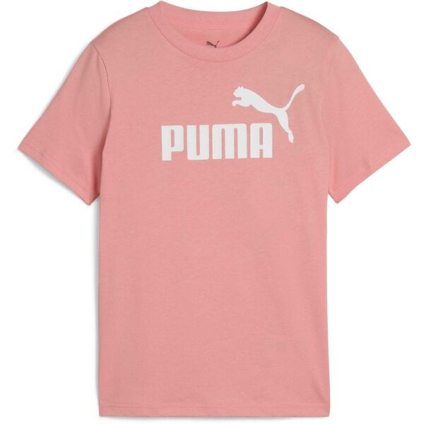 Puma ESSENTIALS NO. 1 LOGO TEE G Dívčí triko, růžová, velikost