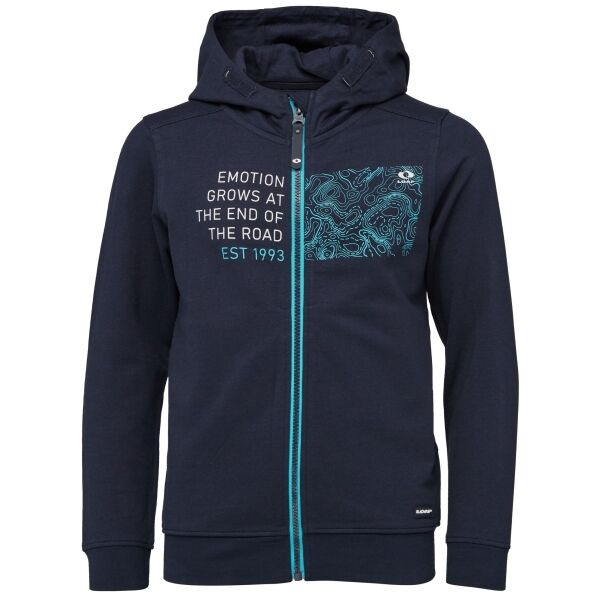 LOAP DORM Chlapecká mikina, tmavě modrá, velikost