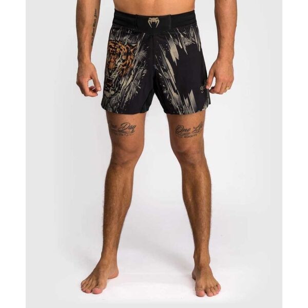 Venum TIGER FIGHT SHORTS Pánské kraťasy, černá, velikost