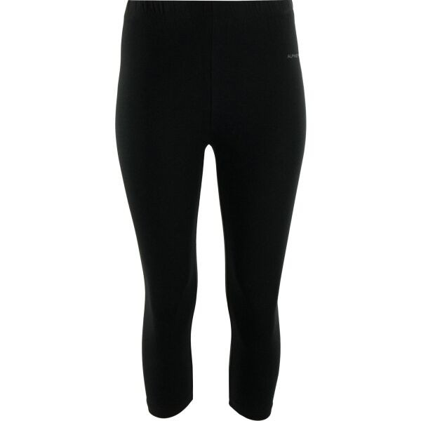ALPINE PRO DEWESA Dámské 3/4 legíny, černá, velikost