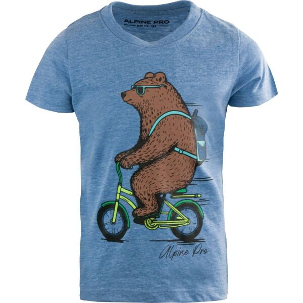 ALPINE PRO NUPO Dětské triko, modrá, velikost