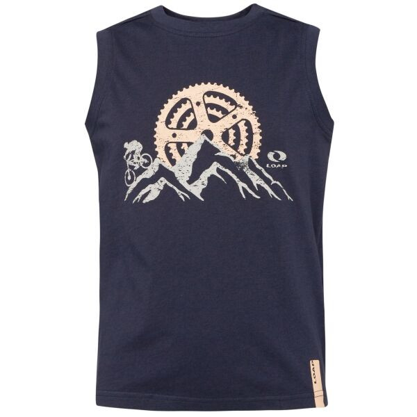 LOAP BOOMEN Chlapecké tílko, tmavě modrá, velikost