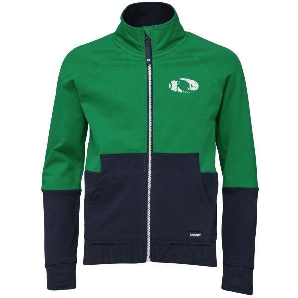 LOAP DONALD Chlapecká mikina, zelená, velikost