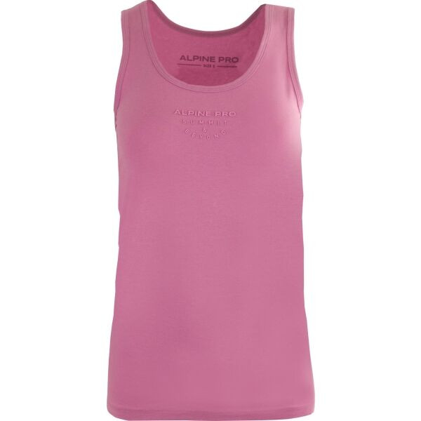 ALPINE PRO POWA Dámské tílko, růžová, velikost