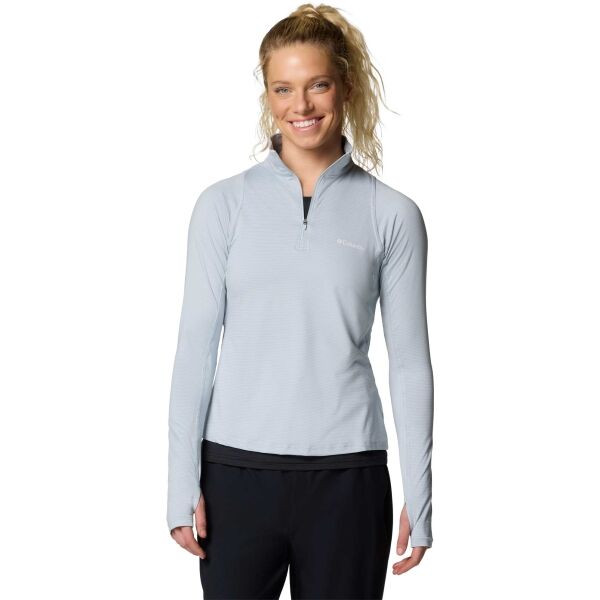 Columbia WEEKEND ASCENT™ HALF ZIP Dámská funkční mikina, světle modrá, velikost