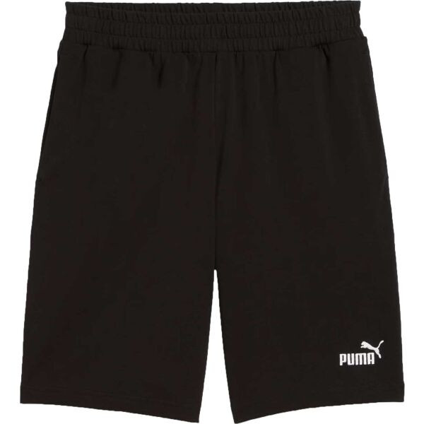 Puma ESSENTIALS NO1 LOGO JERSEY SHORTS 10 B Chlapecké šortky, černá, velikost