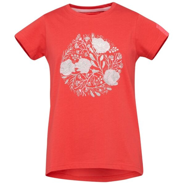 LOAP BESLA Dívčí tričko, červená, velikost