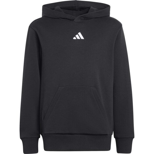 adidas BIG LOGO ESSENTIALS COTTON Dětská mikina, černá, velikost