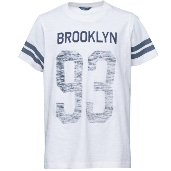 Lewro BROOKLYN Chlapecké triko, bílá, velikost