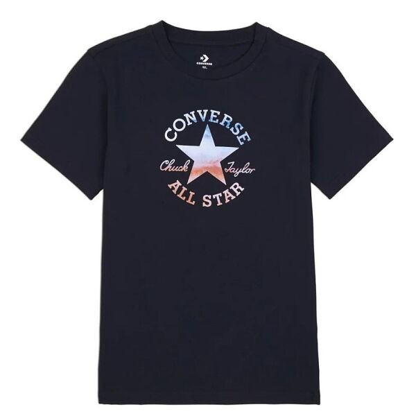 Converse CHUCK PATCH INFILL Dámské tričko, černá, velikost