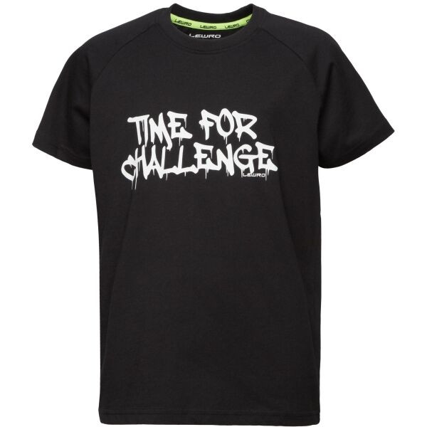 Lewro BOWEN Chlapecké triko, černá, velikost