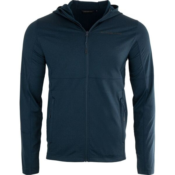 ALPINE PRO NUGAH Pánská sportovní mikina, tmavě modrá, velikost