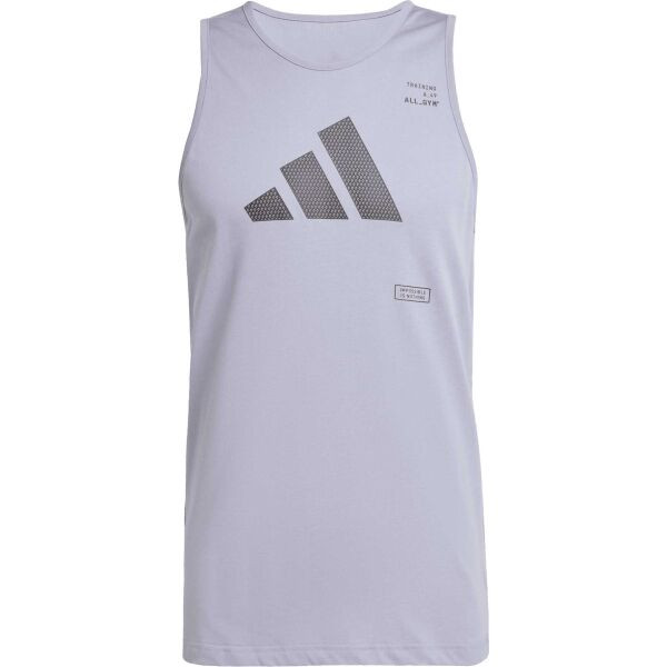 adidas TANK TOP Pánské tílko, šedá, velikost