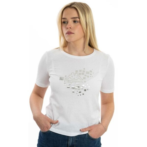 Kappa LOGO GAMASTO Dámské triko, bílá, velikost