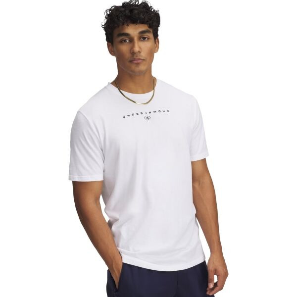 Under Armour STACKED LOGO Pánské tričko, bílá, velikost