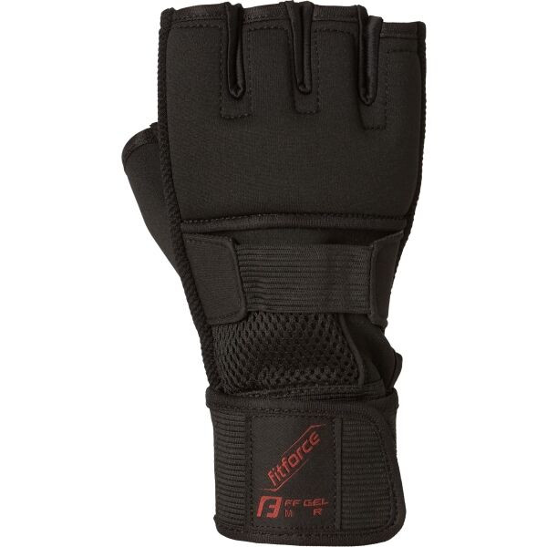 Fitforce GEL GLOVES Gelové bandáže, černá, velikost