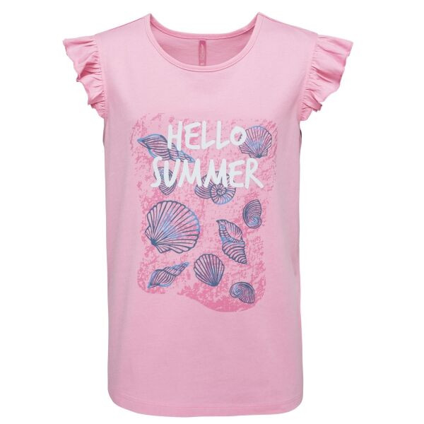 Lewro BLYTHE Dívčí triko, růžová, velikost