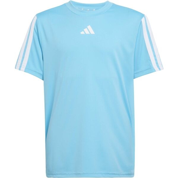 adidas JERSEY ESSENTIALS LOGO KIDS Dětské tréninkové triko, světle modrá, velikost