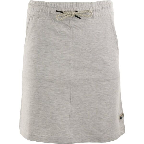 ALPINE PRO MEDIA Dámská sukně, šedá, velikost