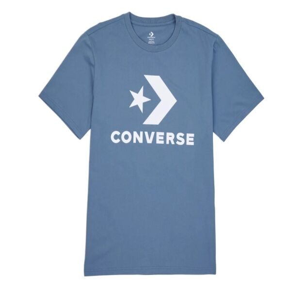 Converse STANDARD FIT CENTER STAR CHEV Unisexové tričko, modrá, velikost
