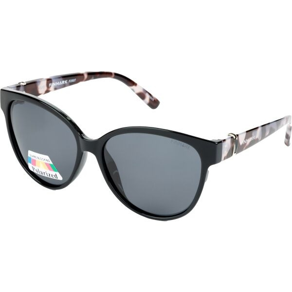 Finmark POLARIZED SUNGLASSES Sluneční brýle s polarizačními čočkami, černá, velikost