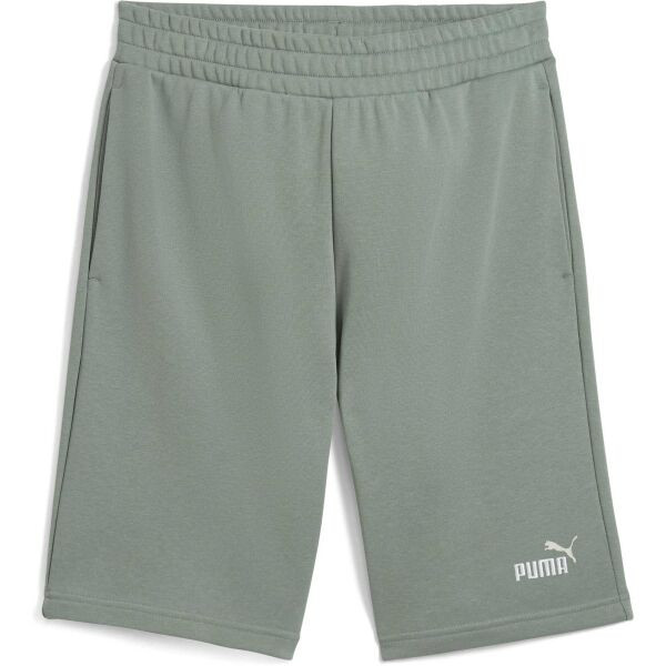 Puma ESSENTIALS 2 COLOR NO 1 LOGO SHORTS 10 Pánské teplákové kraťasy, zelená, velikost