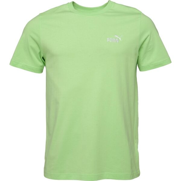 Puma ESSENTIALS SMALL NO.1 LOGO TEE Pánské triko, světle zelená, velikost
