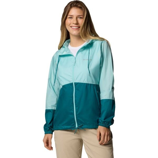 Columbia FLASH FORWARD™ II WINDBREAKER Dámská bunda, tyrkysová, velikost