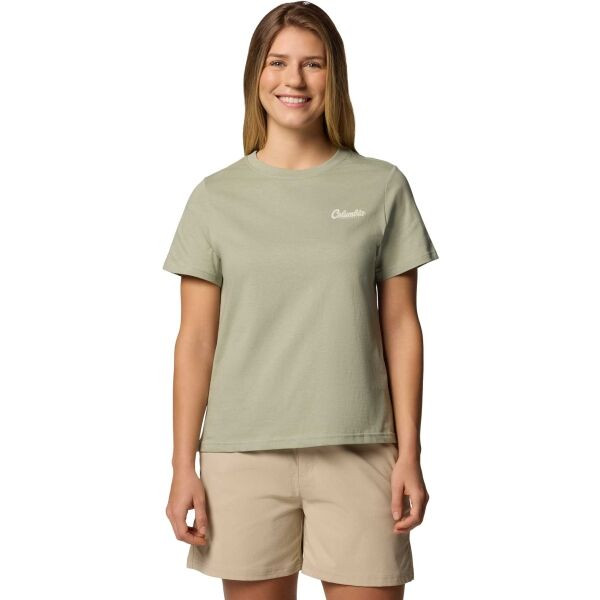 Columbia ROLLING BEND GRAPHIC Dámské tričko, khaki, velikost