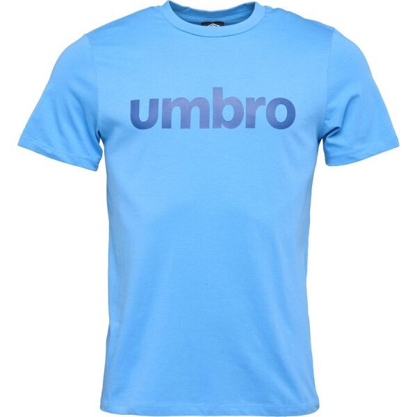 Umbro LINEAR LOGO GRAPHIC TEE Pánské triko, světle modrá, velikost