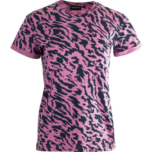 ALPINE PRO NUGRA Dámské triko, růžová, velikost