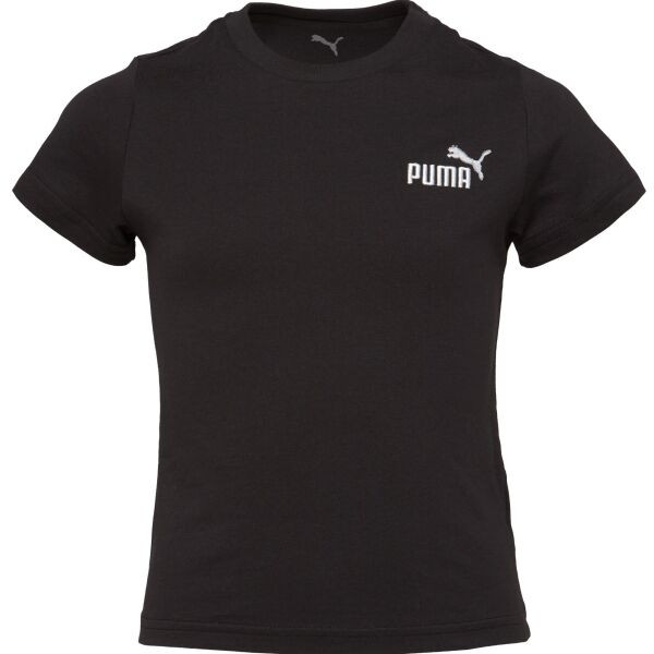 Puma ESSENTIALS 2 COLOR SMALL NO.1 LOGO TEE B Chlapecké triko, černá, velikost