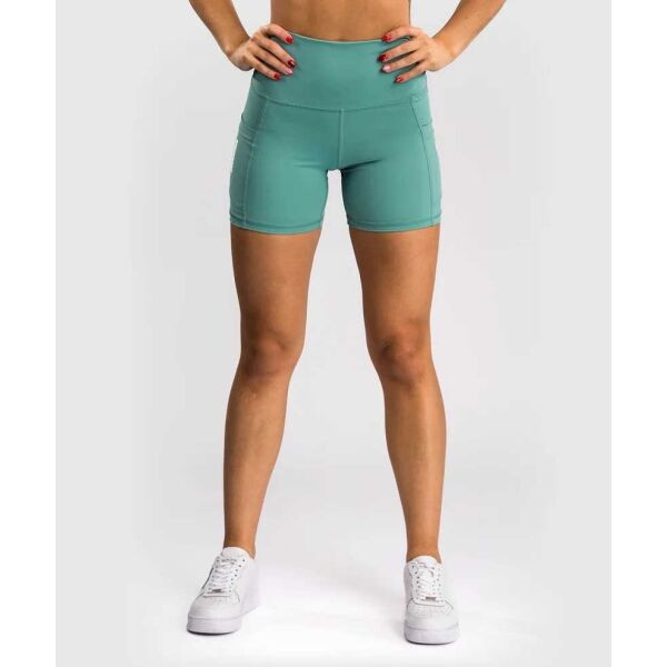 Venum ESSENTIAL WOMEN'S BIKE SHORTS Dámské kraťasy, zelená, velikost