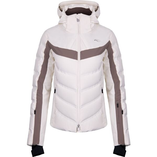 Kjus MOMENTUM JACKET W Dámská zimní bunda, béžová, velikost