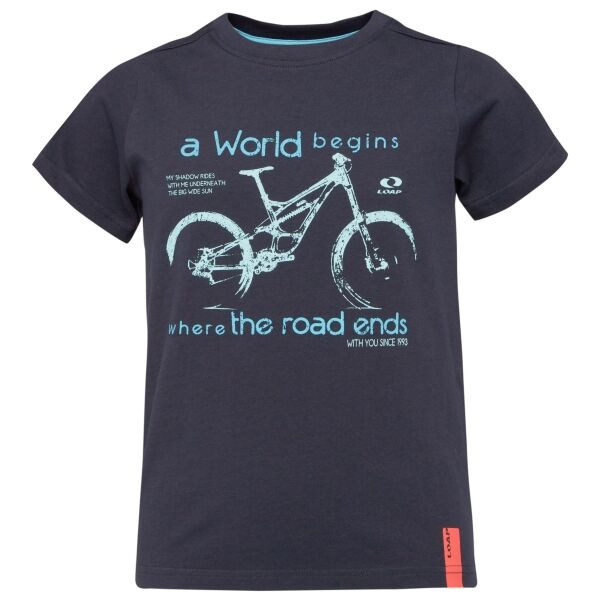 LOAP BOODAR Chlapecké tričko, tmavě modrá, velikost