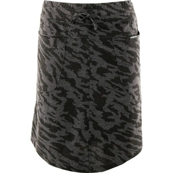 ALPINE PRO CUWERA Dámská sukně, černá, velikost