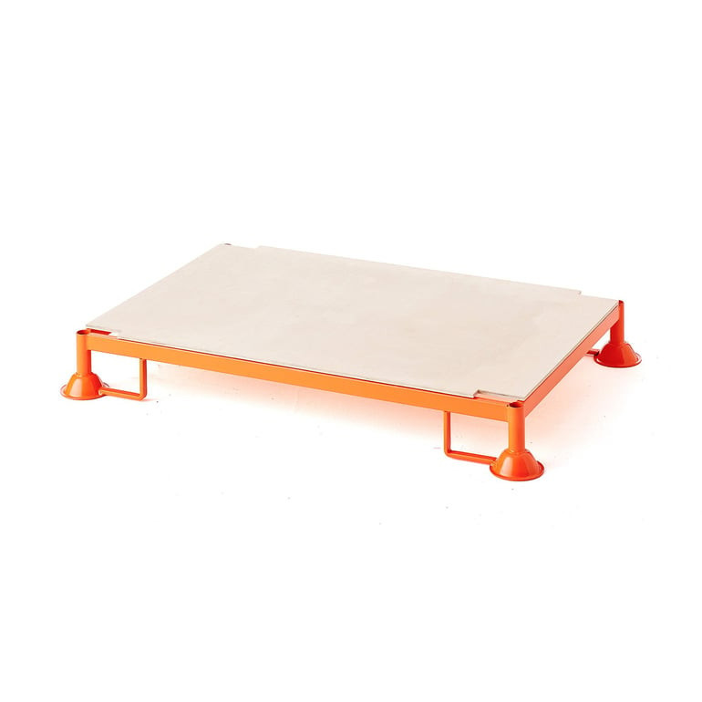 Kovová paleta ATTACH, 1200x800x152 mm, s překližkou, nosnost 500 kg