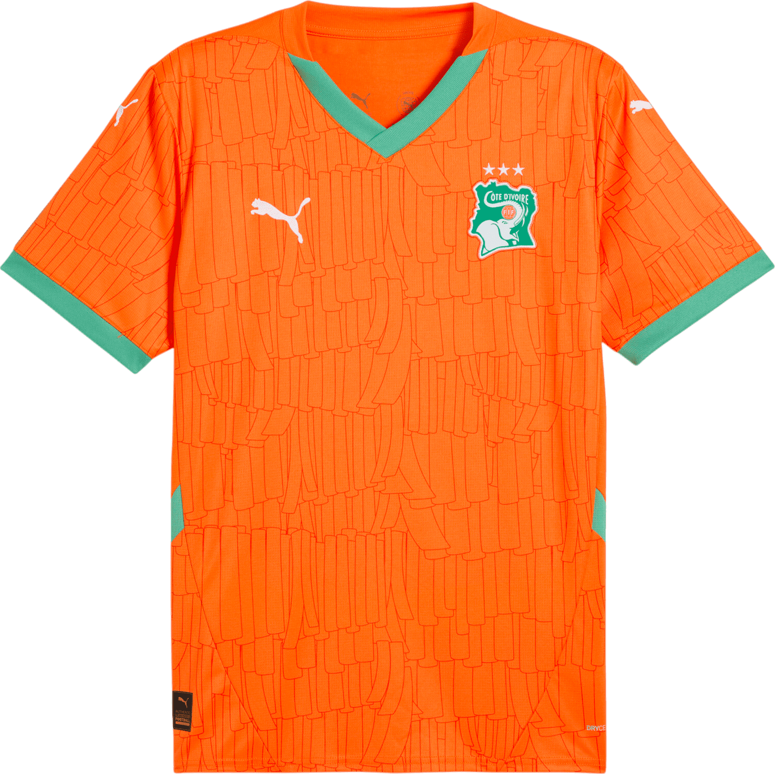 Dres Puma Côte d'Ivoire 2025 Home Jersey Men