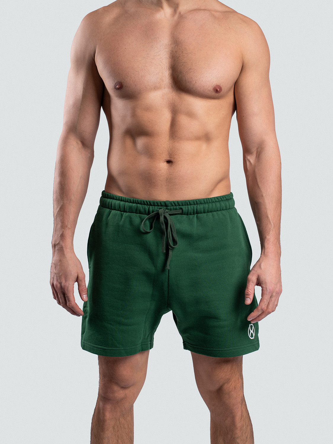 BrainMax pánské kraťasy, tmavě zelené Velikost: XL