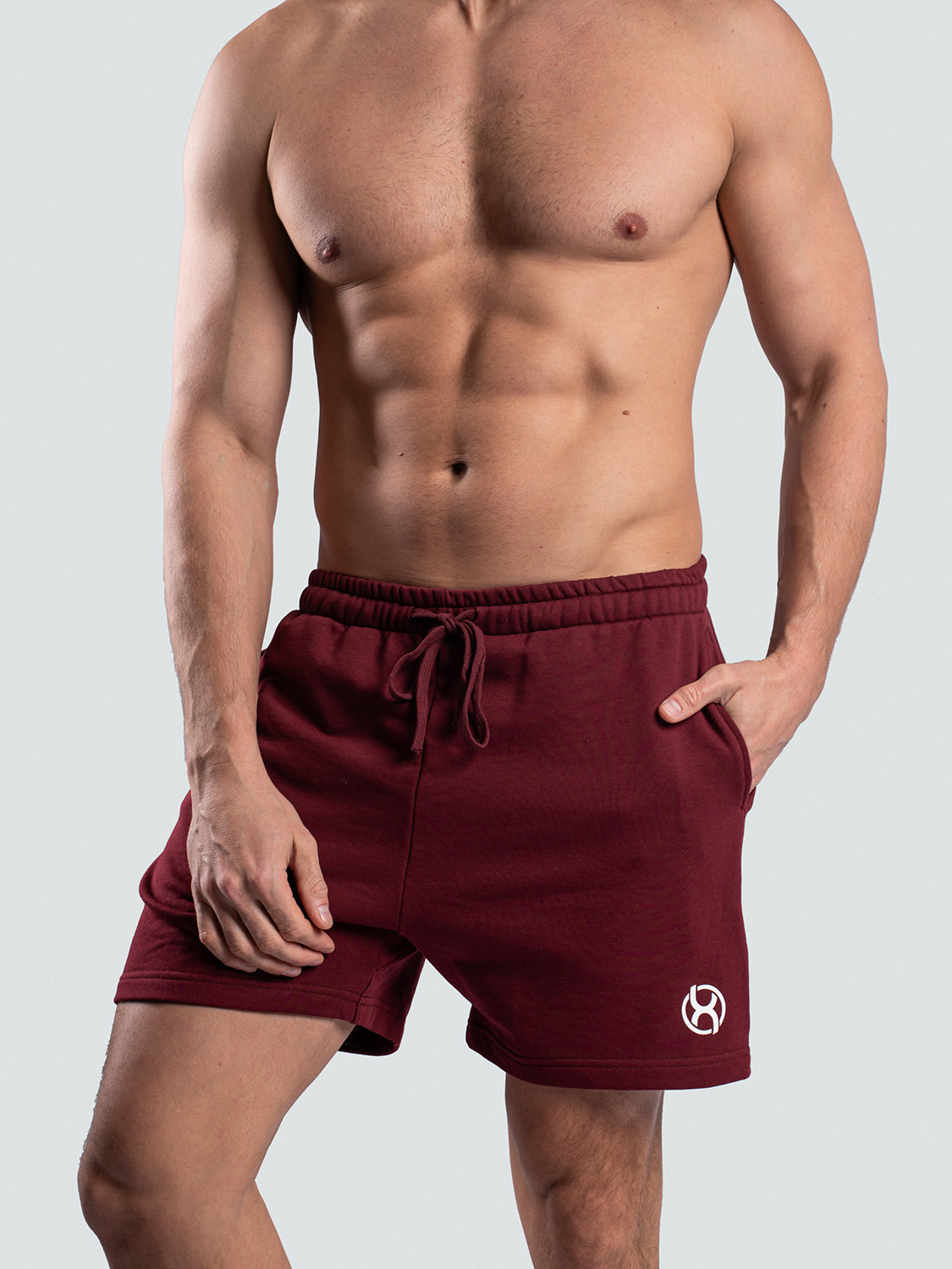 BrainMax pánské kraťasy, vínové Velikost: XL