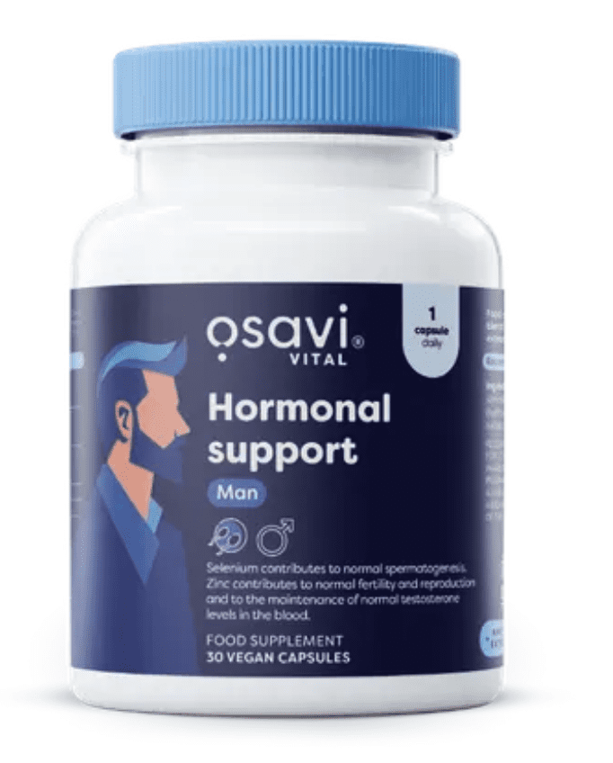 Osavi Hormonal support Man, hormonální podpora pro muže, 30 rostlinných kapslí