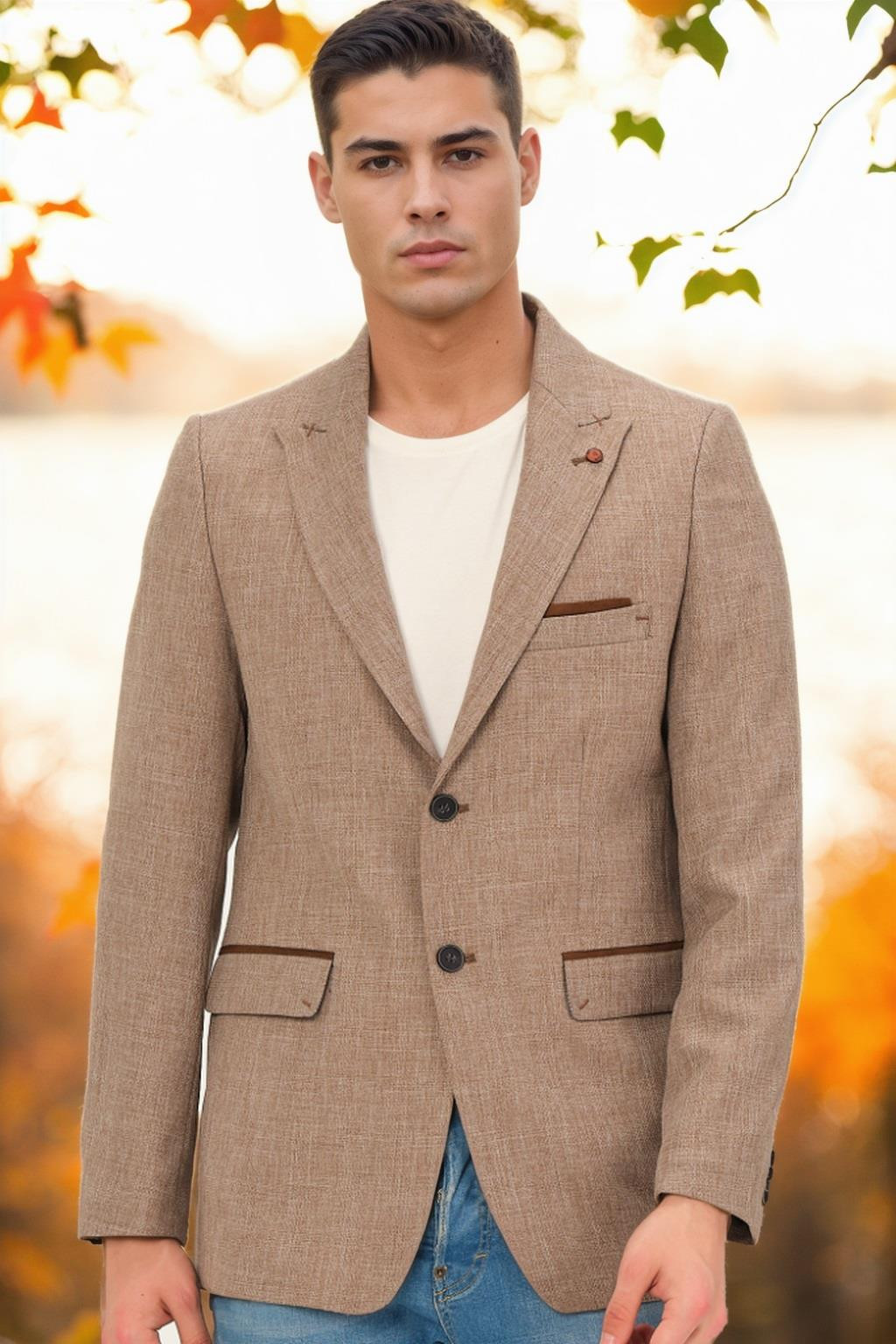 C5057 DEWBERRY MEN'S JACKET-BROWN